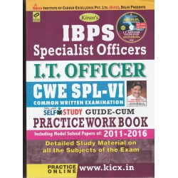 IBPS Specialist Officers - IT officer - CWE  SPL VI Practice Work Book